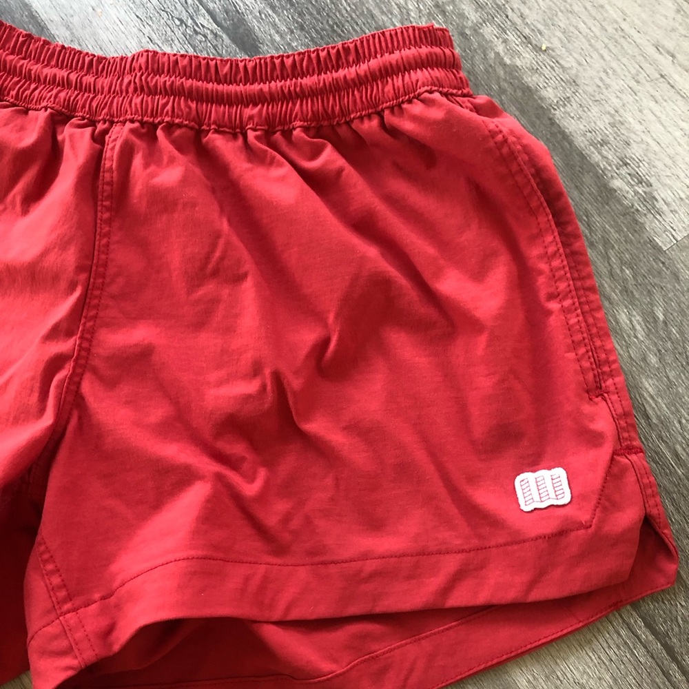 Topo Designs - Women’s Global Shorts - Red / Small
